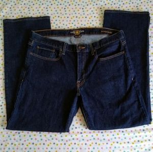 Lucky Brand 361 Dark Blue Straight Cut 34 x 30